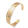Religion 201 Stainless Steel Cuff Bangles for Women LS-BJEW-F507-01G-2