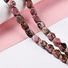 Natural Rhodonite Beads Strands G-L235B-13-2