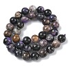 Natural Charoite Beads Strands G-C270-O03-10-3