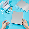 6Pcs 2 Styles Acrylic & 201 Stainless Steel Sheets DIY-OC0015-92-3