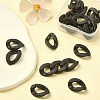 20Pcs Opaque Spray Painted Acrylic Linking Rings OACR-YW0001-54-5