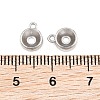 304 Stainless Steel Charm Rhinestone Settings SA-CBAC865-01C-P-3