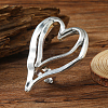 Unique Heart Alloy Adjustable Rings for Women WS5380-7-1