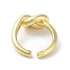 Brass Open Cuff Rings for Women RJEW-A035-05G-3