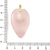 Natural Rose Quartz Pendants G-G470-03G-06-3