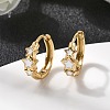 304 Stainless Steel Star Hoop Earrings EJEW-H172-02G-1