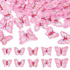 40Pcs 5 Style Polyester Computerized Embroidery Sew on Ornament Accessories DIY-TA0009-39-1