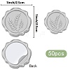 50Pcs Adhesive Wax Seal Stickers DIY-CP0010-99D-2