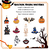 CHGCRAFT 40Pcs 10 Style Halloween Theme Alloy Enamel Pendants ENAM-CA0001-58-2
