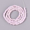 Electroplate Imitation Jade Glass Beads Strands GLAA-N023-4mm-32-3