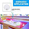 10Pcs 5 Colors Resin Round Thumb Grip Cap DIY-CA0006-79-6