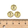 Brass Grade A Crystal Rhinestone Spacer Beads X-RB-A006-10MM-G-4