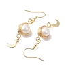 Natural Cultured Freshwater Pearl Dangle Earrings EJEW-JE05738-03-4
