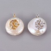 Natural Cultured Freshwater Pearl Pendants PEAR-F008-57-2