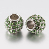 Alloy Rhinestone European Beads PALLOY-F200-03C-2