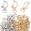 40Pcs 2 Colors Alloy Swivel Snap Hook Clasps FIND-FS0004-73A-1
