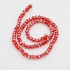 Electroplate Glass Beads Strands X-EGLA-D020-3x2mm-27-2