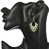 Stainless Steel with Glass Seed Beads Dangle Earrings EJEW-MZ00826-6