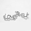 Gift Idea for Valentines Day to Girlfriend Tibetan Style Links connectors LS-TIBE-C056-AS-FF-2