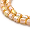 Electroplate Glass Beads Strands EGLA-D030-06D-3