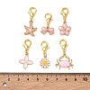 64Pcs 32 Styles Alloy Enamel Shoe Charms HJEW-PH02482-3