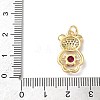 Brass Micro Pave Cubic Zirconia Pendants KK-Q068-04B-3
