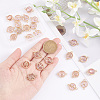 26pcs 13 styles Glass Connector Charms GLAA-PH0002-86-3