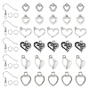 DIY Heart Earring Making Kit DIY-TA0005-40-2