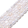 Natural Cultured Freshwater Pearl Beads Strands PEAR-N014-03F-1