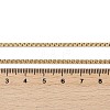 PVD Vacuum Plating 304 Stainless Steel Box Chain Necklaces NJEW-P244-01G-2