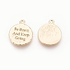 Brass Charms X-KK-T020-85G-2