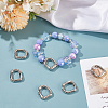 18Pcs Alloy Spring Gate Rings FIND-SC0014-06P-3