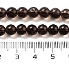 Natural Smoky Quartz Round Beads Strands G-E329-6mm-38A-3