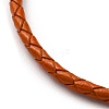 Leather Braided Cord Bracelets BJEW-G675-06G-14-2
