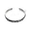 Koi Fish Totem Alloy Cuff Bangles PW-WGDA173-01-5