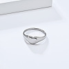 Heart 304 Stainless Steel Finger Rings for Women FS-WGDCCF4-02-1