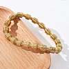 304 Stainless Steel Stretch Bangles for Women BJEW-P315-02F-G-3