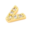 Rack Plating Brass Micro Pave Cubic Zirconia Cabochons KK-F874-04G-V-2