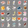 50Pcs Animal PET Stickers PW-WG97F31-01-5