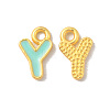 Alloy Enamel Pendants ENAM-P247-01MG-Y-1