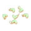 Rack Plating Brass Enamel Charms KK-D073-27G-2