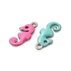 304 Stainless Steel Enamel Charms STAS-Q363-14G-P-2