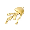 304 Stainless Steel Pendants STAS-S163-05A-G-2