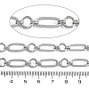 Rack Plating Brass Oval Link Chains CHC-G023-02P-2