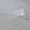 Portable Transparent Plastic Swiss Cake Roll Sandwich Holder Box CON-WH0095-13A-3