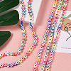 Handmade Polymer Clay Beads CLAY-CD0001-06-3