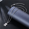 Stainless Steel Pendants Necklaces PW-WGEE715-01-4