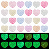Luminous Transparent Acrylic Beads LACR-TA0001-07E-2