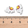 304 Stainless Steel Enamel Charms STAS-M102-11P-3