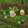 1Pc Wood Fence Ornaments WOOD-CN0001-28B-4